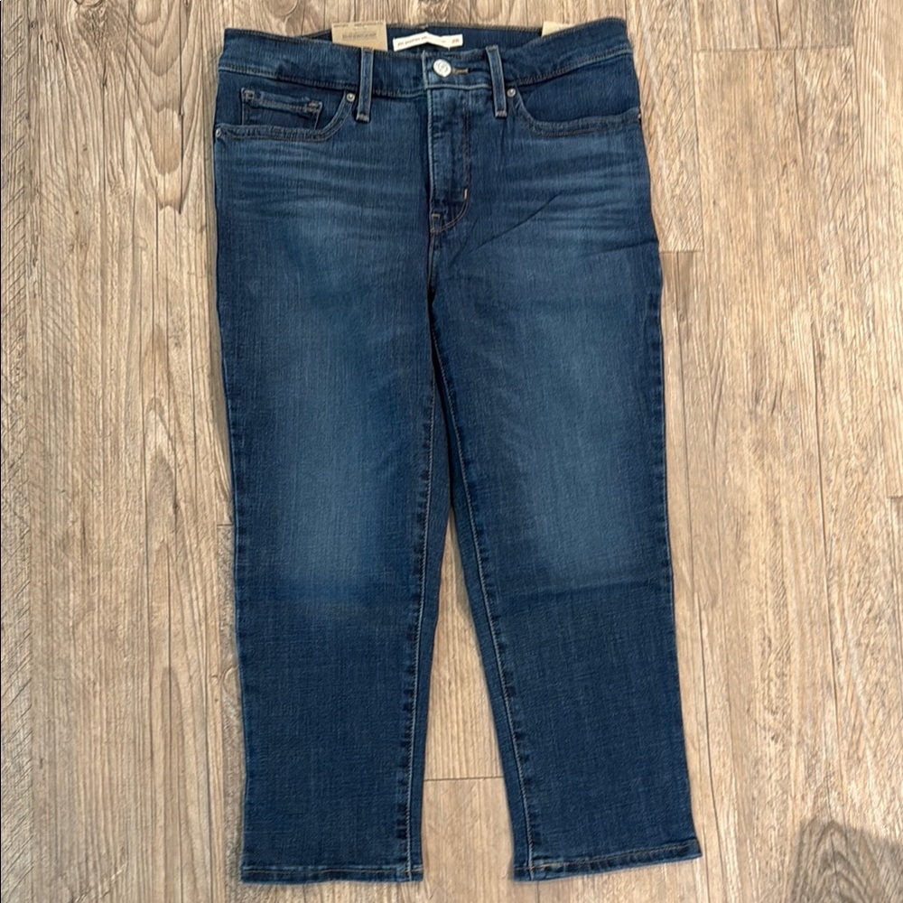 Levi's 311 shaping Skinny Capri Blue Ankle Cropped Jeans Classic Style